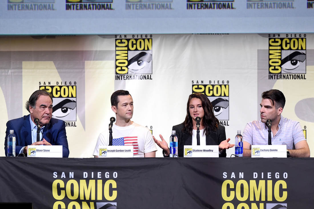 Oliver Stone low-key wowed at Comic-Con