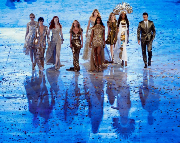 The Spice Girls and the runway
