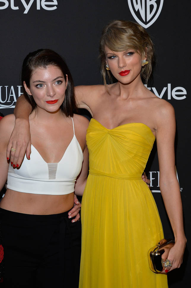 Lorde & Taylor at the Globes