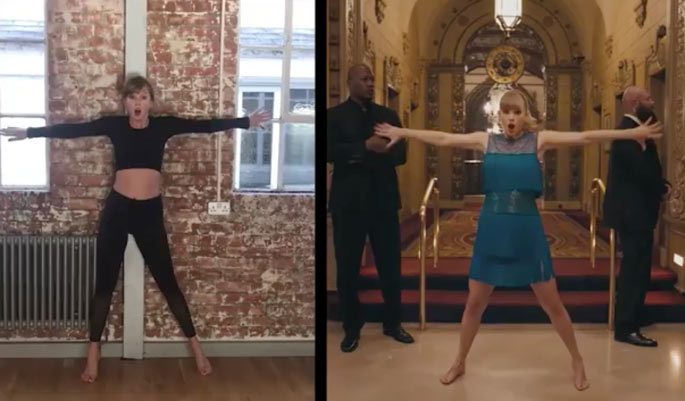 Taylor Swift can’t dance