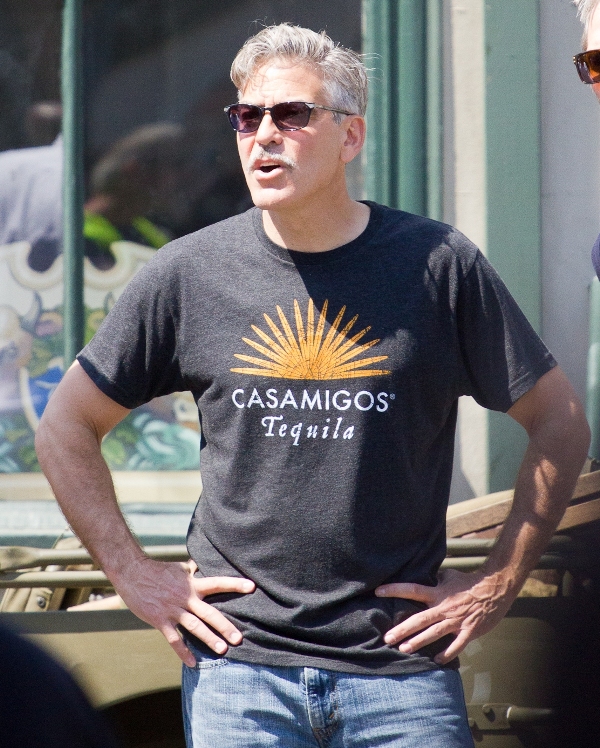 George wears his tequila