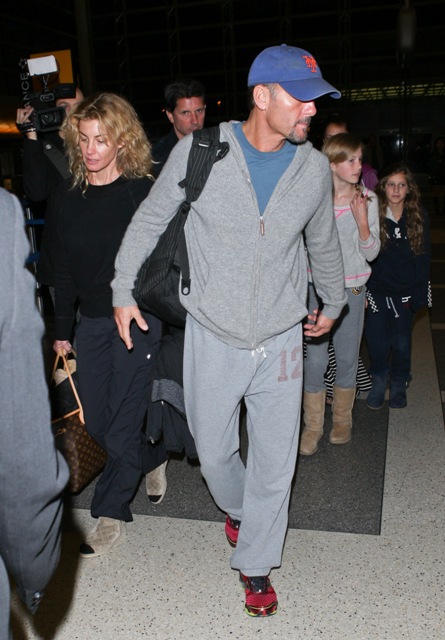 Faith & Tim travel in comfort