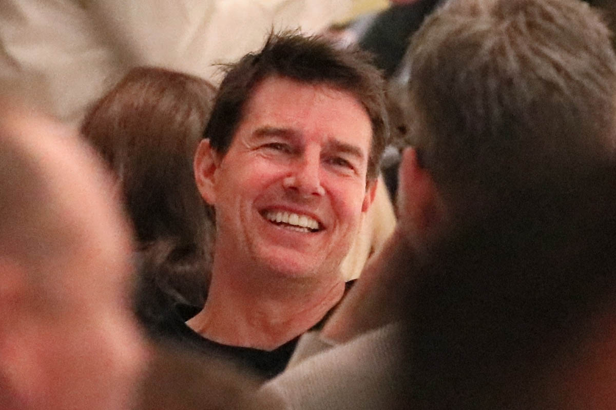 Tom Cruise at dinner