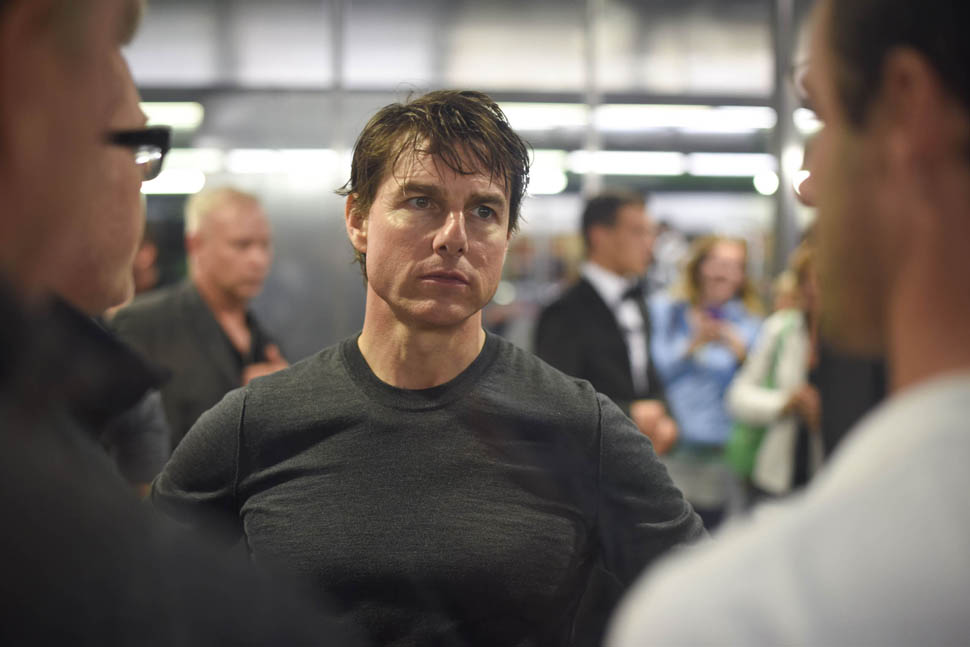 Tom Cruise at work