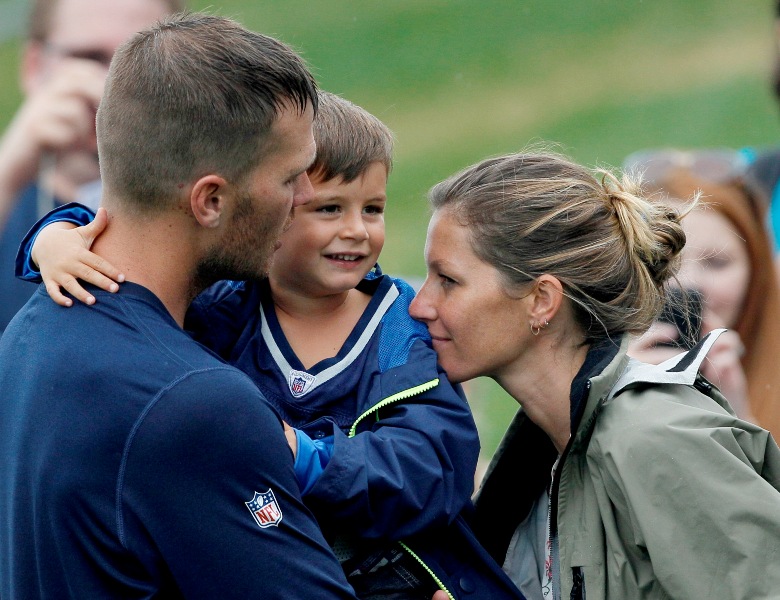 Brady Family portraits at training camp