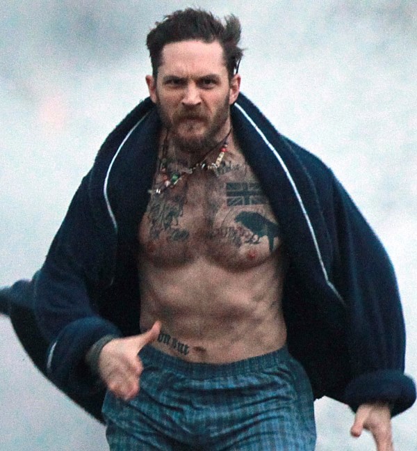 Tom Hardy in his underwear