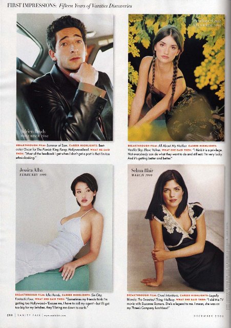 Vanity Fair First Impressions