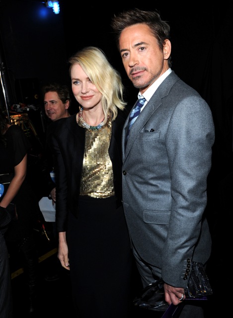 RDJ shills for Naomi Watts