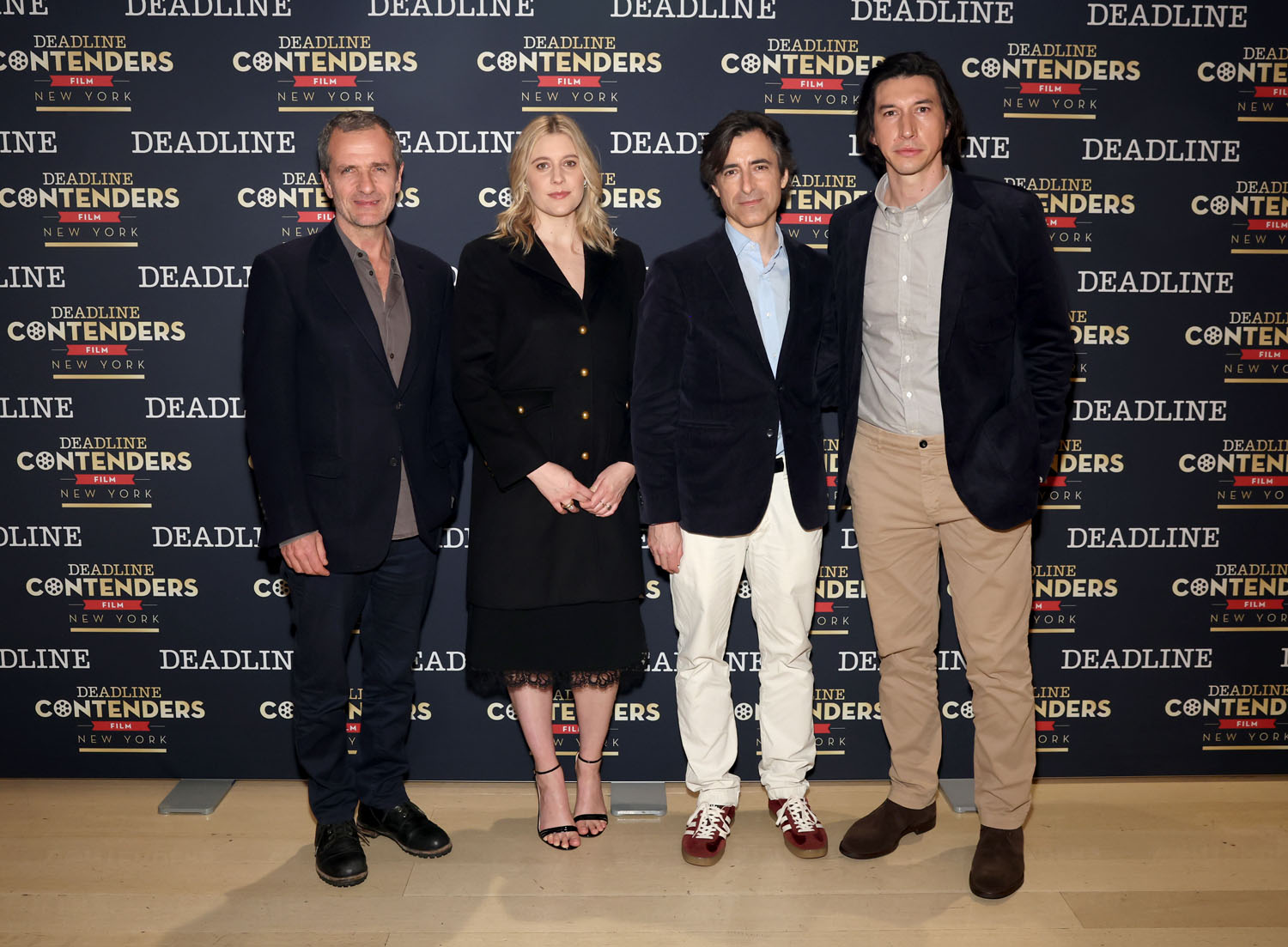 Adam Driver and Greta Gerwig in White Noise