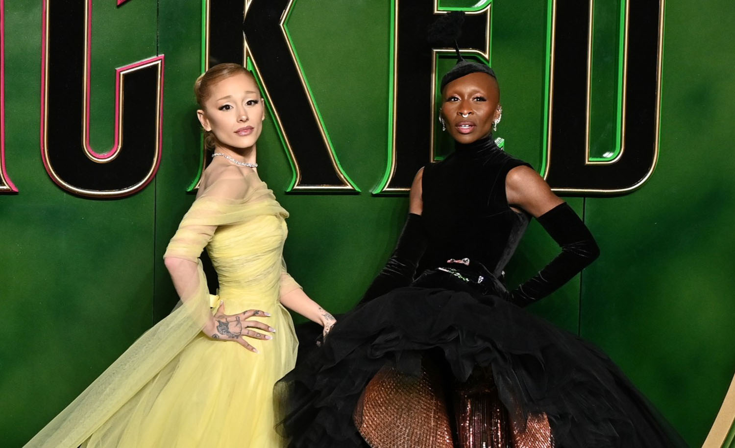 Cynthia Erivo and Ariana Grande in Wicked
