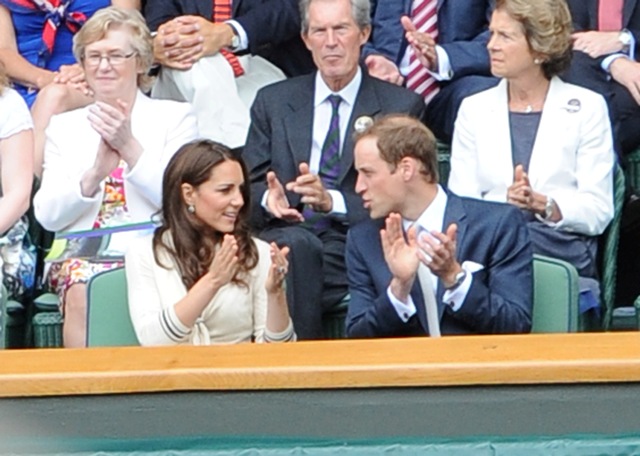 The Cambridges at tennis