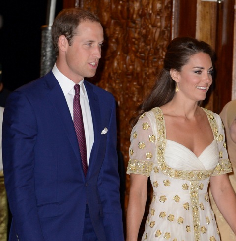 Princess speaks in white and gold