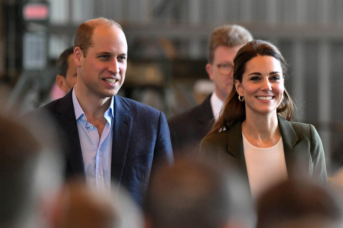 Princess Kate: a ballgown and pants