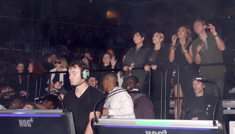 Photo Assumption: Anna Wintour watching Kanye West