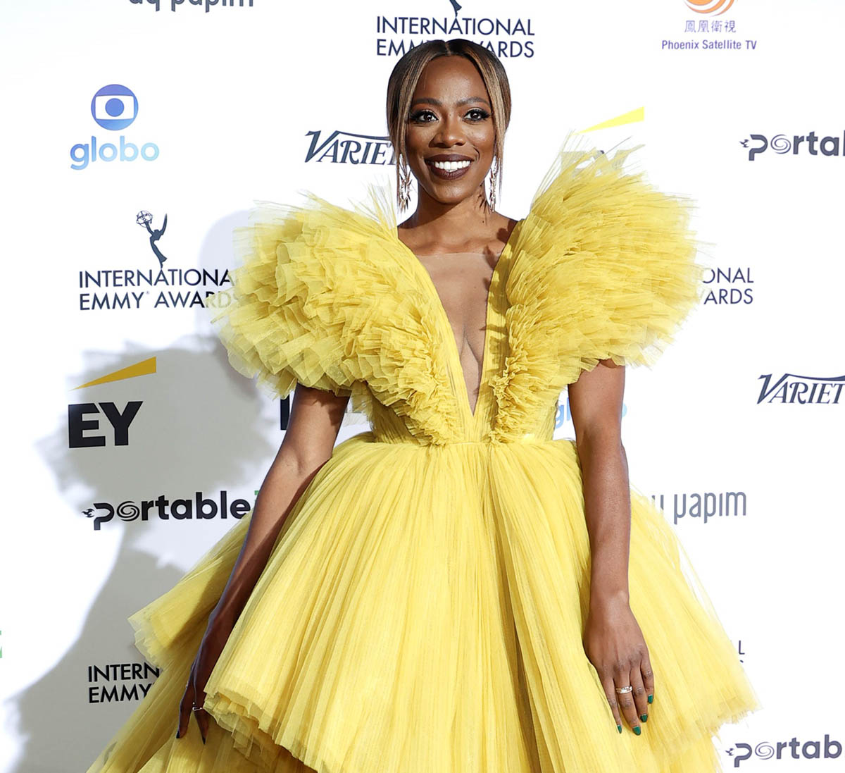 Yvonne and Joshua at the International Emmys