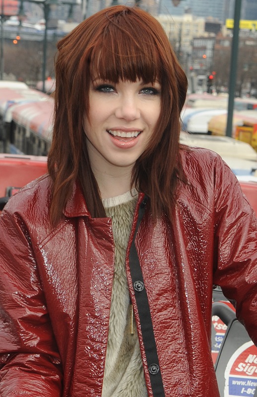 Carpets & Candids: Carly Rae’s red leather jacket