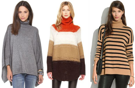 Sasha Finds: Basic coloured turtlenecks