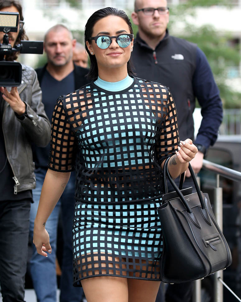 Carpets & Candids: Demi’s cage dress