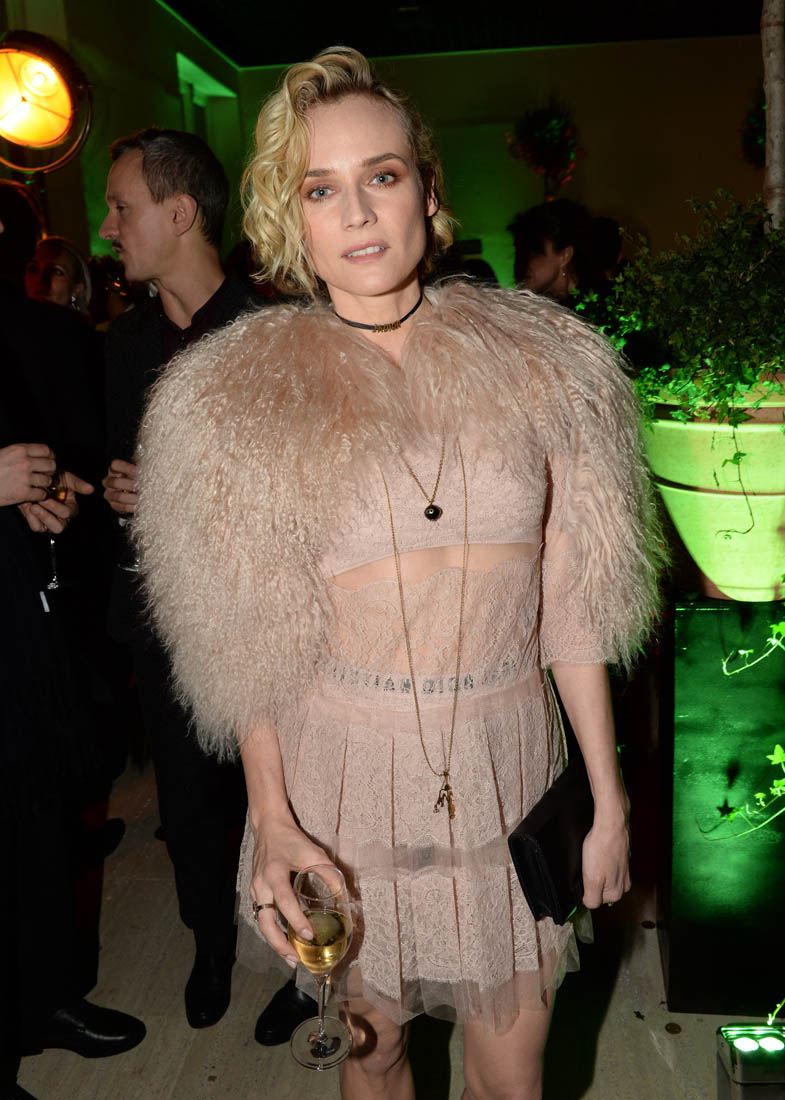 Carpets & Candids: Diane’s pink feathers