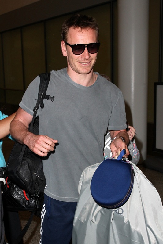Carpets & Candids: Michael Fassbender arrives for TIFF