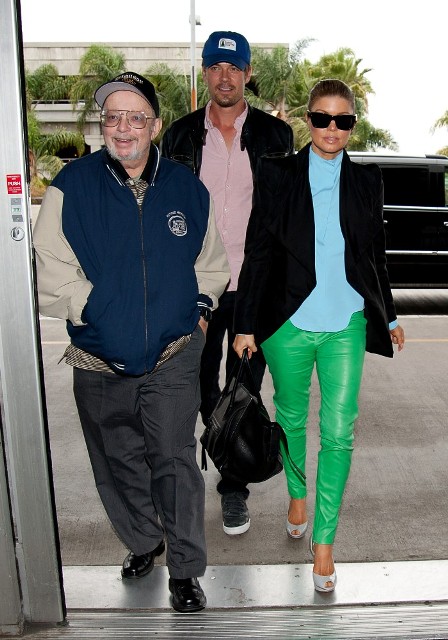 Carpets & Candids: Fergie’s green leather pants