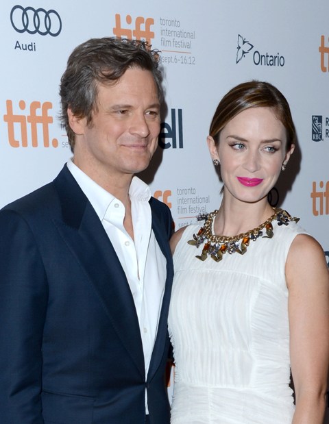Carpets & Candids: Colin Firth and Emily Blunt at TIFF premiere of Arthur Newman