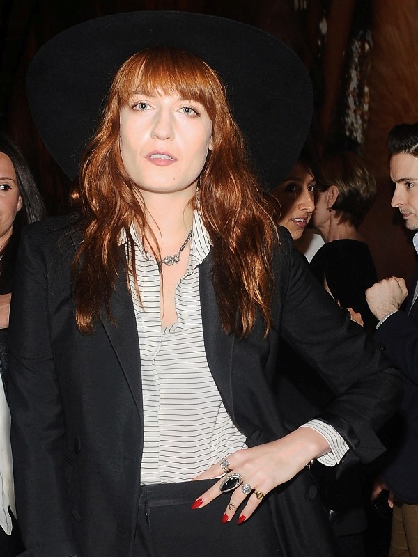 Carpet & Candids: Florence in a suit