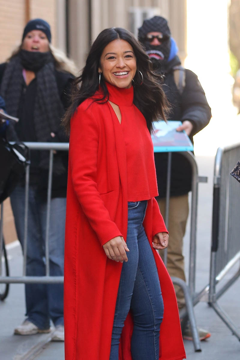 Carpets & Candids: Gina in red