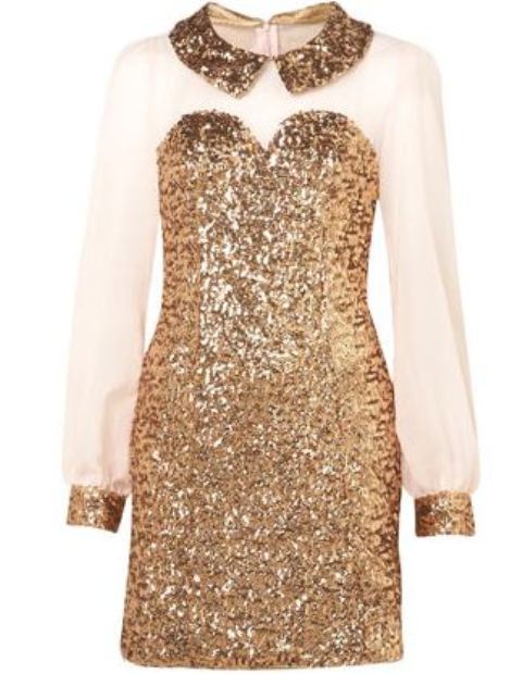 Sasha Finds: Gold Holiday Dresses
