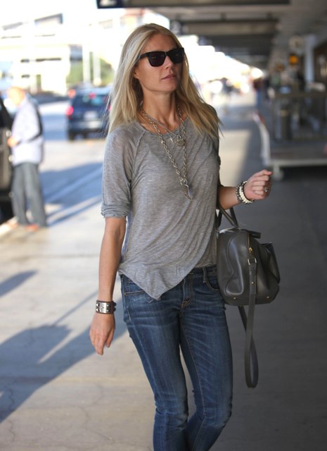 Carpets & Candids: Gwyneth Paltrow departs LAX for TIFF