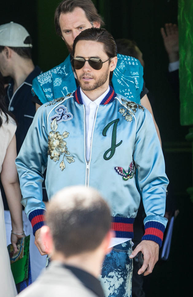 Carpets & Candids: Jared’s monogrammed bomber