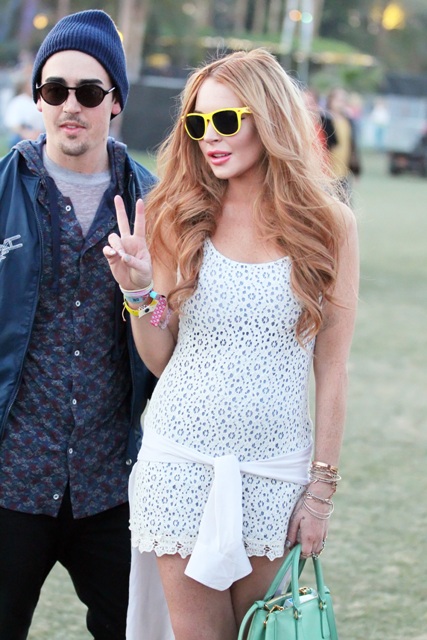 Coachella Candids 2012: Lindsay Lohan