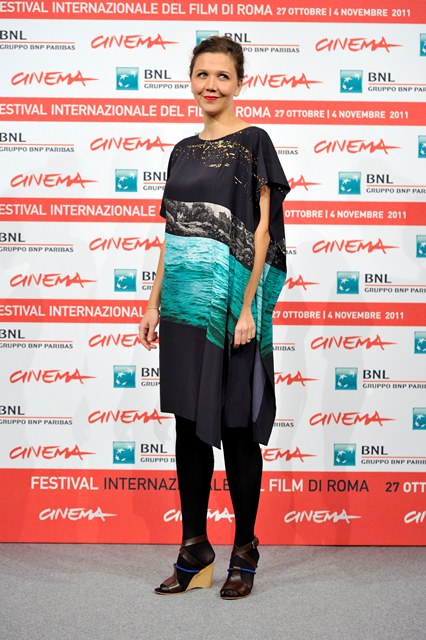 Carpets & Candids: Maggie Gyllenhaal Hysteria premiere in Rome