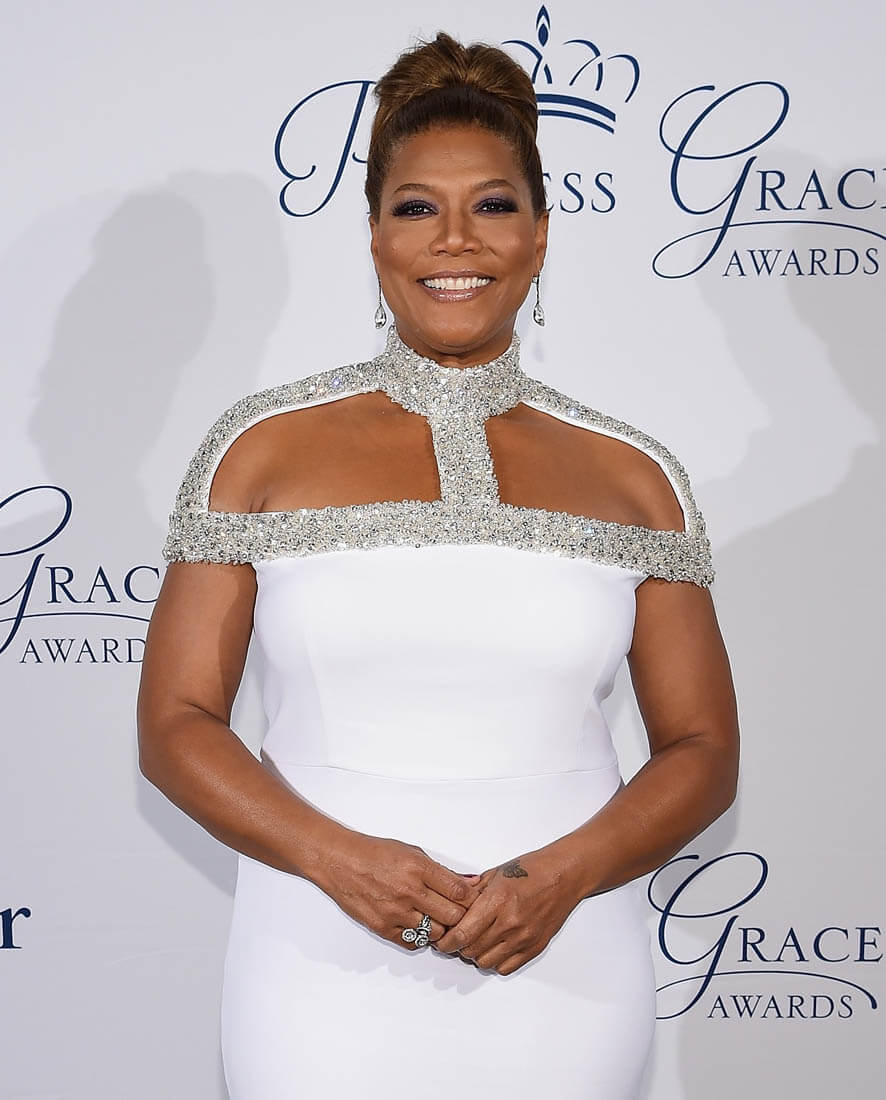 Carpets & Candids: Queen Latifah’s sparkles