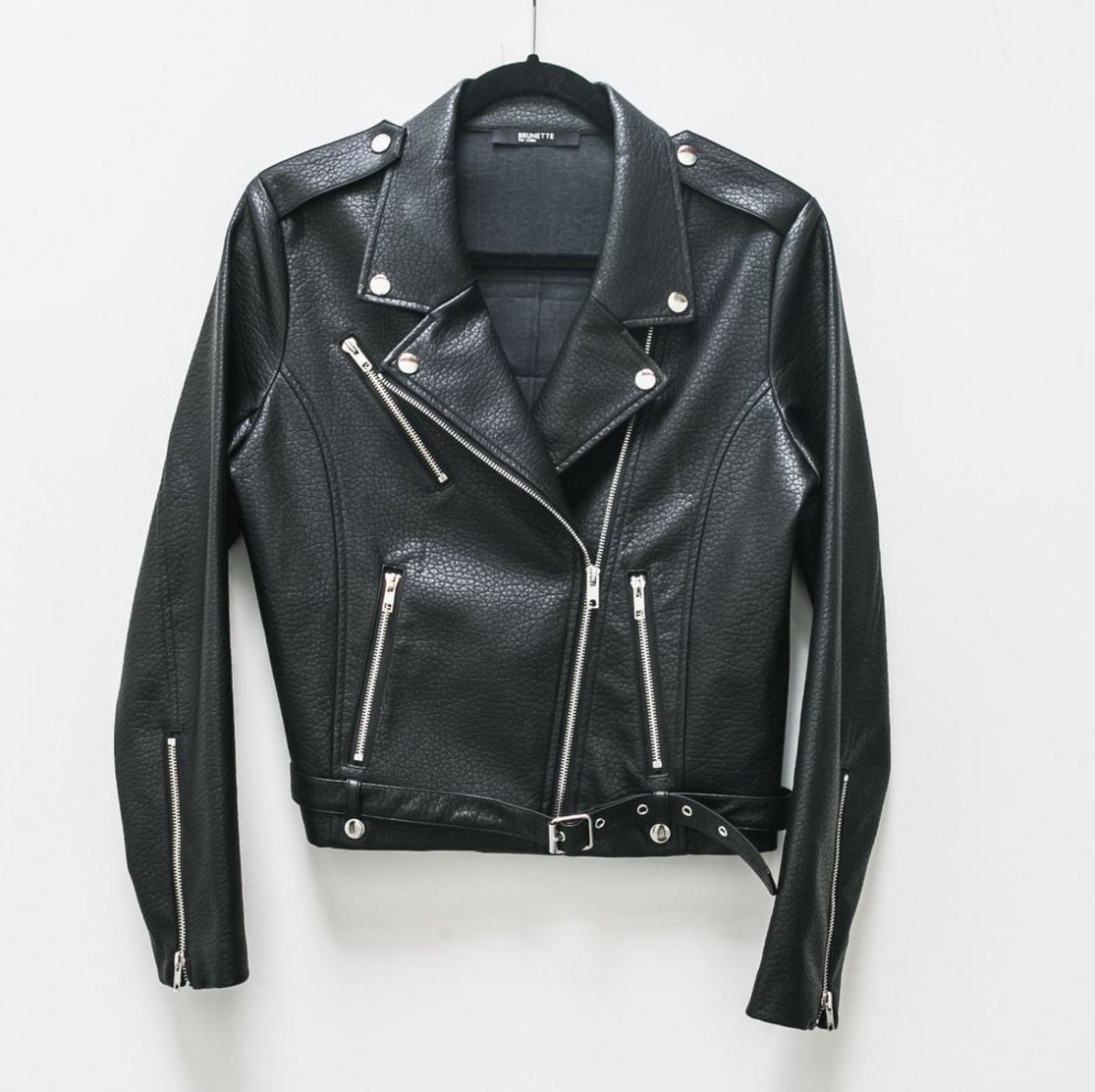 Sasha Finds: Florence Vegan Leather Moto Jacket