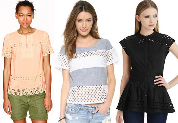 Sasha Finds: Eyelet Tops