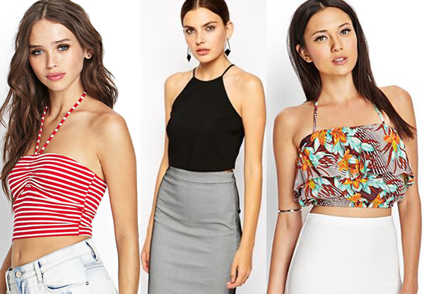 Sasha Finds: Cropped Halter Tops
