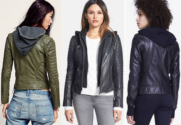 Sasha finds: Hooded Leather Jackets