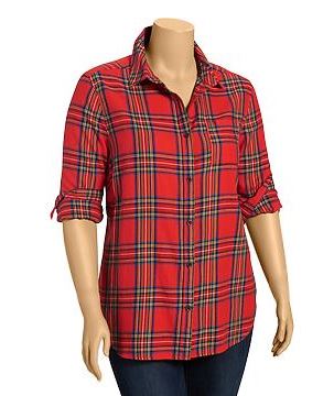 Sasha’s INTO IT: Old Navy plaid shirt