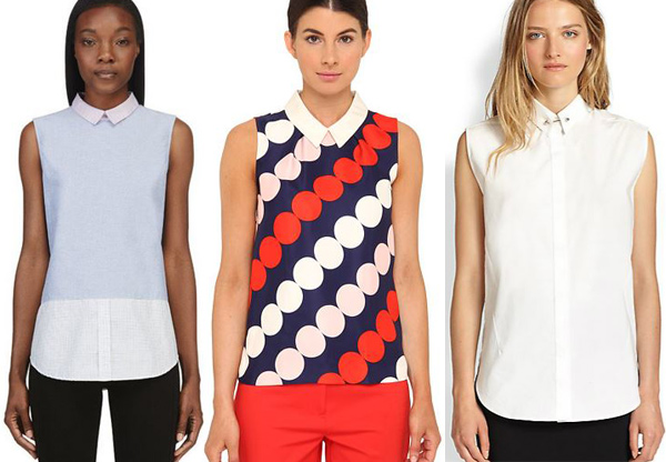 Sasha Finds: Sleeveless Shirts