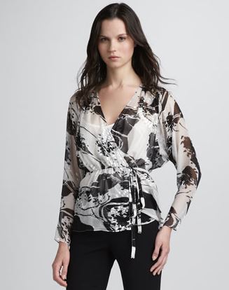Sasha Finds: Wrap blouses around $200
