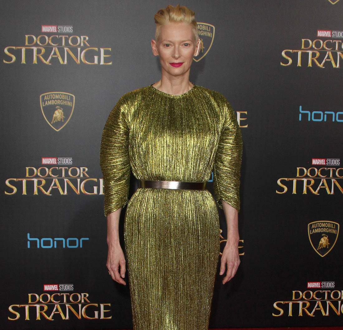 Carpets & Candids: Tilda in sparkly chartreuse