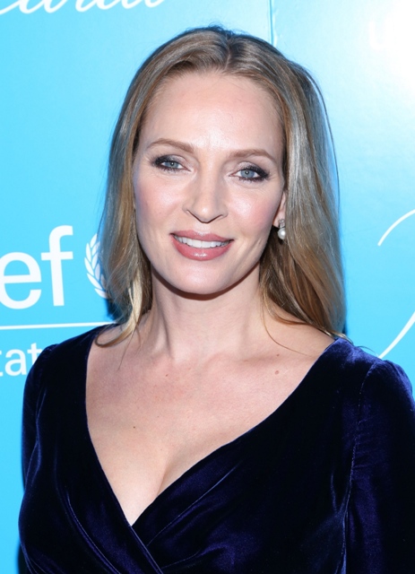 Carpets & Candids: Uma in blue velvet