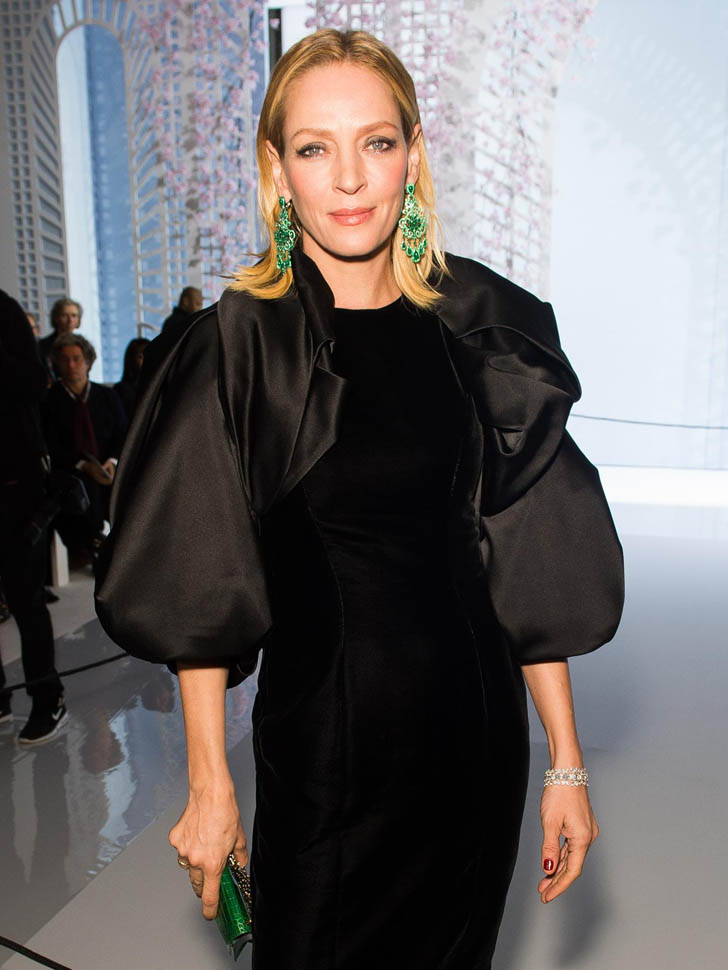 Carpets & Candids: Uma’s green earrings